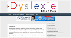 Desktop Screenshot of dyslexie-tipsentrucs.nl