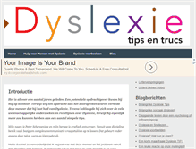 Tablet Screenshot of dyslexie-tipsentrucs.nl